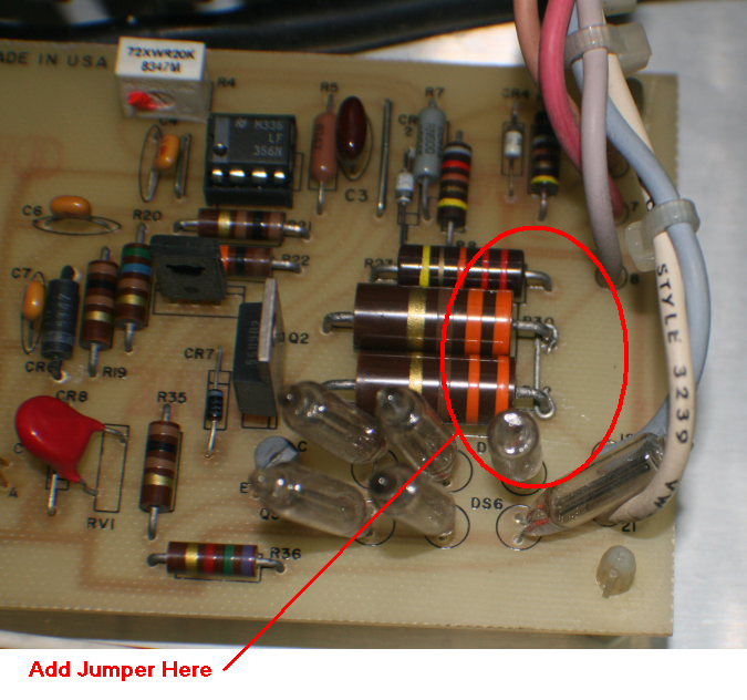 Chopper board resistors